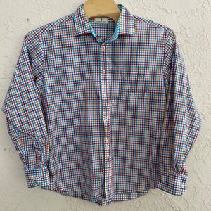 Southern Pines Button Down Shirt Mens XXL Multicolor Plaid Long Sleeve‎ Pocket